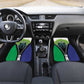 Personalised Afro Lesotho Car Mats Black Rhinoceros Aloe Polyphylla LT15