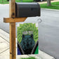 Personalised Afro Lesotho Garden Flag Black Rhinoceros Aloe Polyphylla LT15