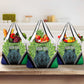 Personalised Afro Lesotho Grocery Bag Black Rhinoceros Aloe Polyphylla LT15