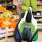 Personalised Afro Lesotho Grocery Bag Black Rhinoceros Aloe Polyphylla LT15