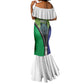 Personalised Afro Lesotho Mermaid Dress Black Rhinoceros Aloe Polyphylla LT15