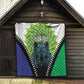 Personalised Afro Lesotho Quilt Black Rhinoceros Aloe Polyphylla LT15