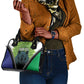 Personalised Afro Lesotho Shoulder Handbag Black Rhinoceros Aloe Polyphylla LT15