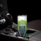 Personalised Afro Lesotho Skinny Tumbler Black Rhinoceros Aloe Polyphylla