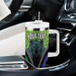 Personalised Afro Lesotho Tumbler With Handle Black Rhinoceros Aloe Polyphylla