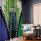 Personalised Afro Lesotho Window Curtain Black Rhinoceros Aloe Polyphylla LT15
