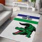 Custom Lesotho Football Area Rug Go Likuena Go