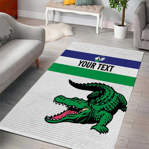 Custom Lesotho Football Area Rug Go Likuena Go
