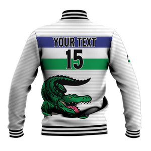 Custom Lesotho Football Baseball Jacket Go Likuena Go