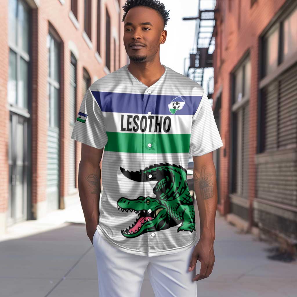 Custom Lesotho Football Baseball Jersey Go Likuena Go
