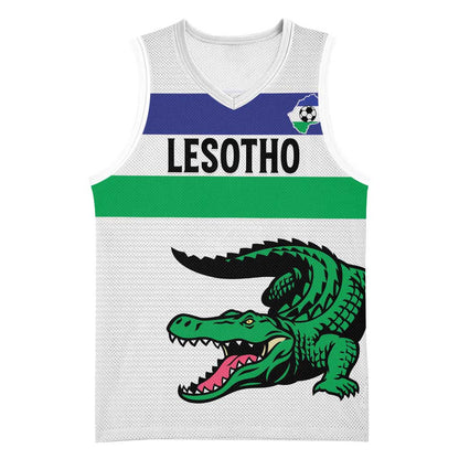 Custom Lesotho Football Basketball Jersey Go Likuena Go - African Pride