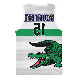 Custom Lesotho Football Basketball Jersey Go Likuena Go - African Pride