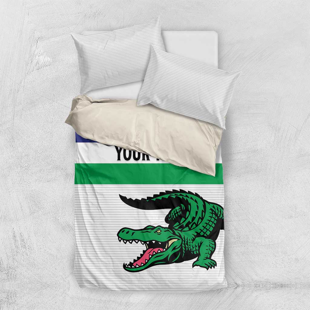 Custom Lesotho Football Bedding Set Go Likuena Go