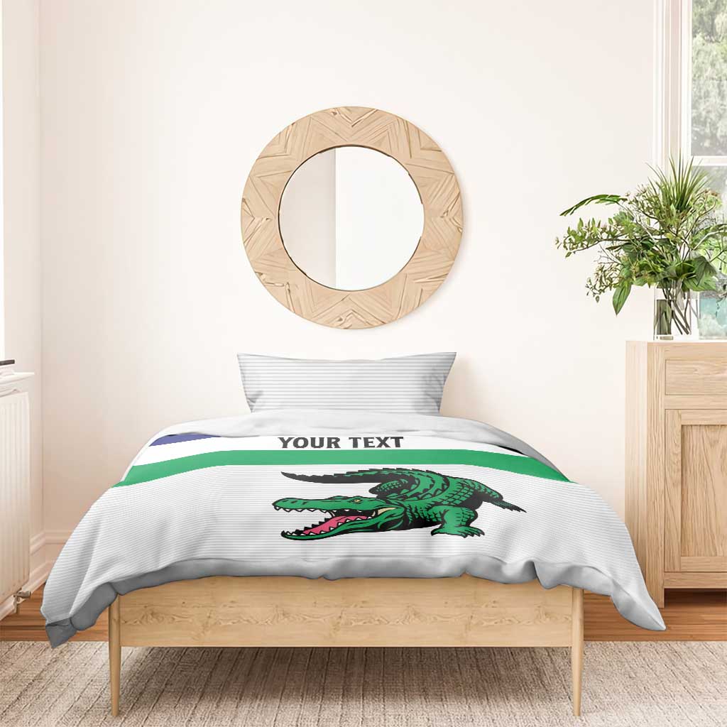 Custom Lesotho Football Bedding Set Go Likuena Go