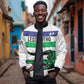 Custom Lesotho Football Bomber Jacket Go Likuena Go