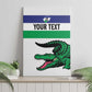 Custom Lesotho Football Canvas Wall Art Go Likuena Go