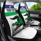 Custom Lesotho Football Car Seat Cover Go Likuena Go