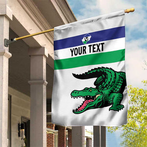 Custom Lesotho Football Garden Flag Go Likuena Go