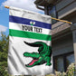 Custom Lesotho Football Garden Flag Go Likuena Go