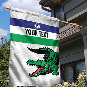 Custom Lesotho Football Garden Flag Go Likuena Go