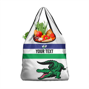 Custom Lesotho Football Grocery Bag Go Likuena Go