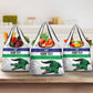 Custom Lesotho Football Grocery Bag Go Likuena Go
