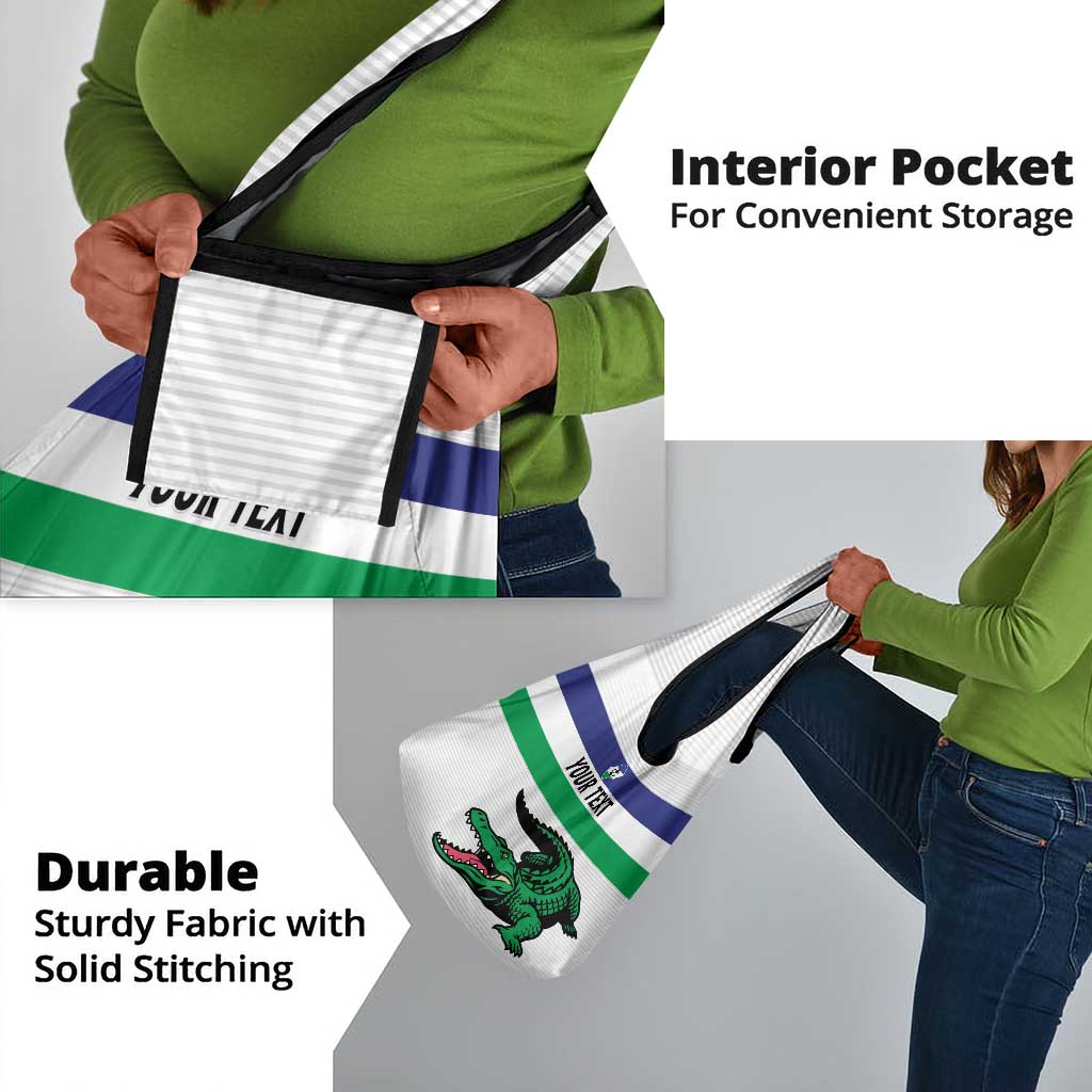 Custom Lesotho Football Grocery Bag Go Likuena Go