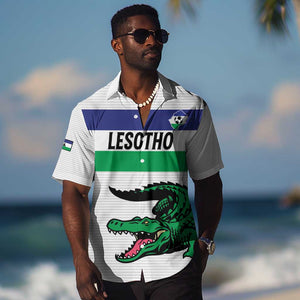 Custom Lesotho Football Hawaiian Shirt Go Likuena Go