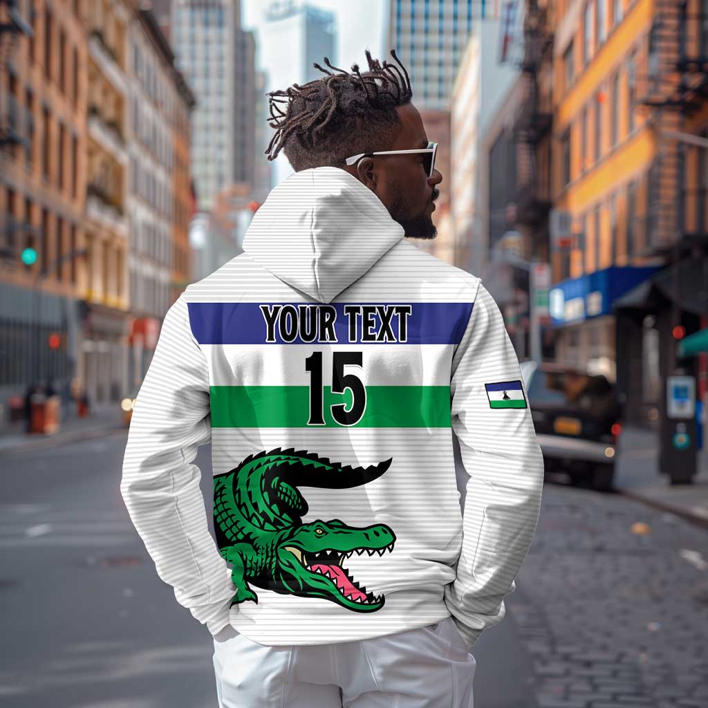 Custom Lesotho Football Hoodie Go Likuena Go