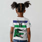 Custom Lesotho Football Kid T shirt Go Likuena Go