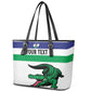 Custom Lesotho Football Leather Tote Bag Go Likuena Go
