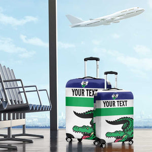 Custom Lesotho Football Luggage Cover Go Likuena Go