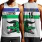 Custom Lesotho Football Men Tank Top Go Likuena Go