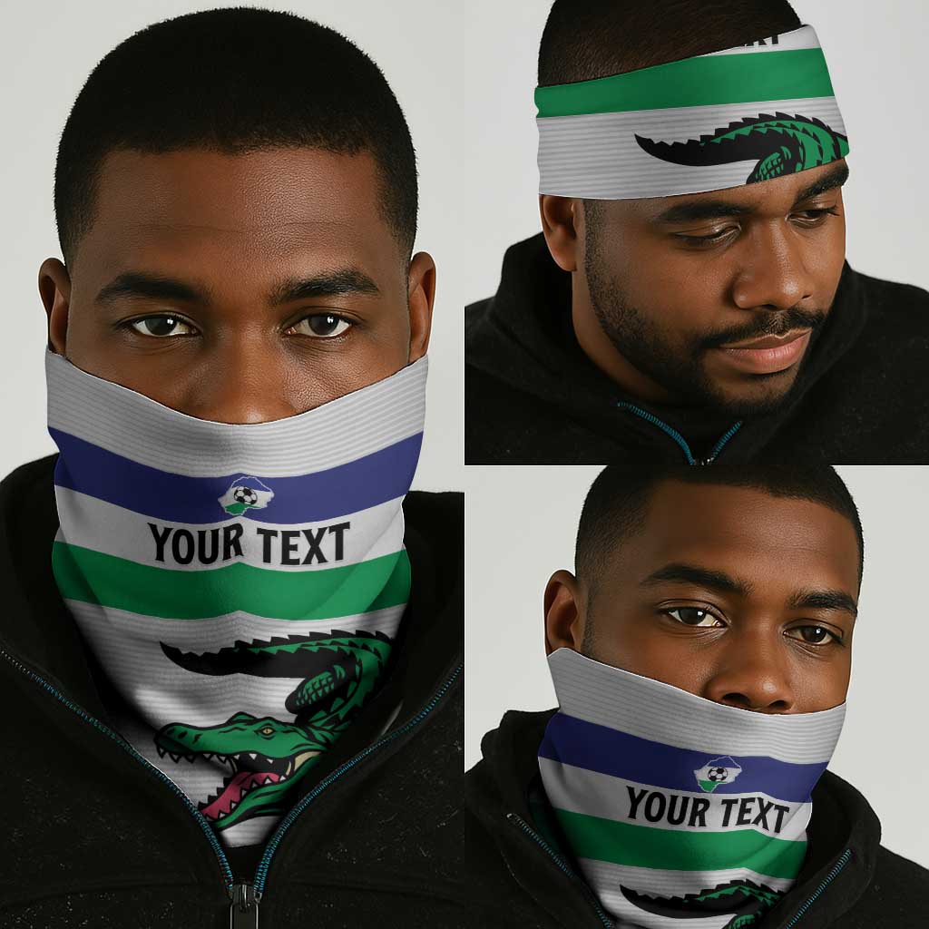 Custom Lesotho Football Neck Gaiter Go Likuena Go LT15