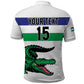 Custom Lesotho Football Polo Shirt Go Likuena Go