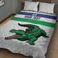 Custom Lesotho Football Quilt Bed Set Go Likuena Go