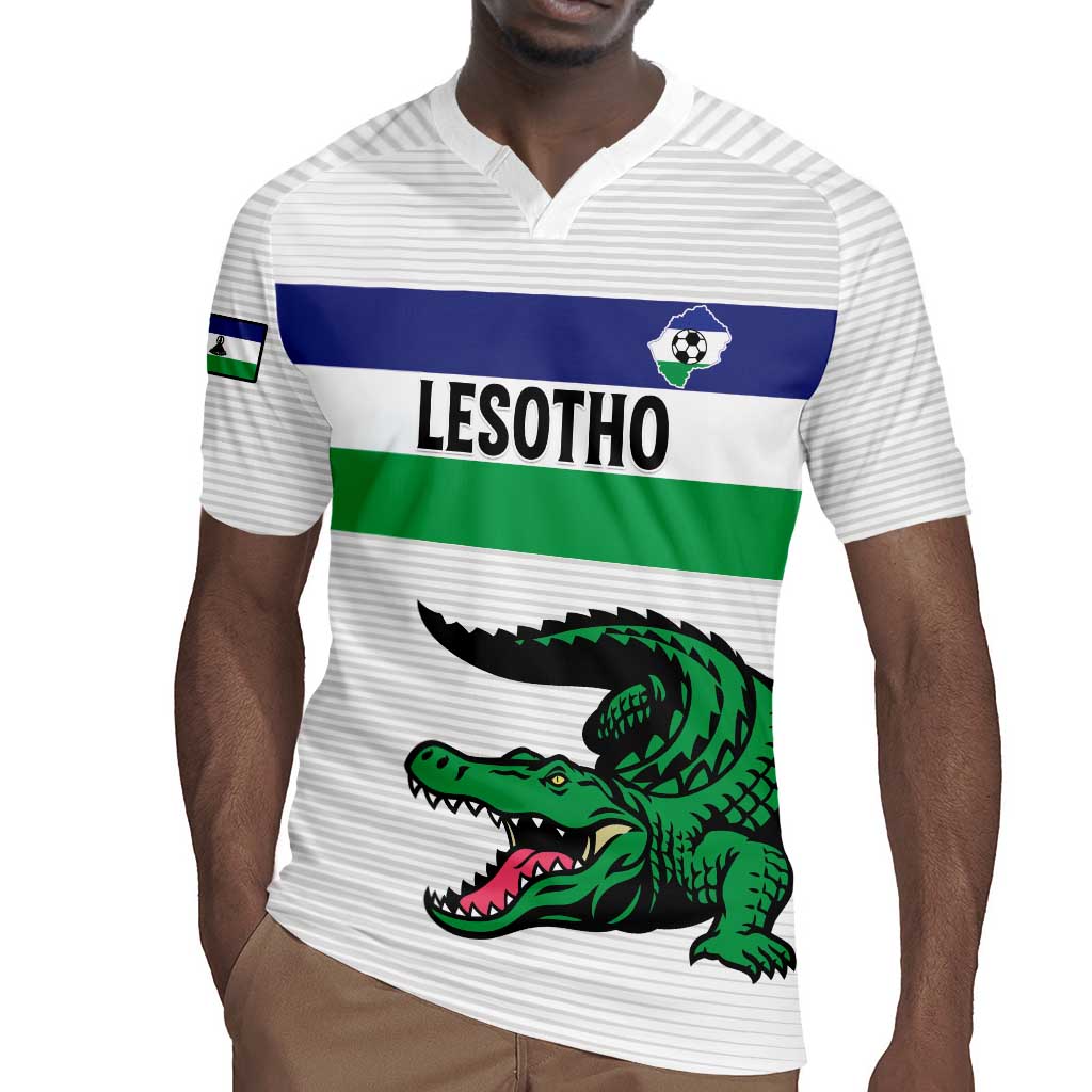 Custom Lesotho Football Rugby Jersey Go Likuena Go