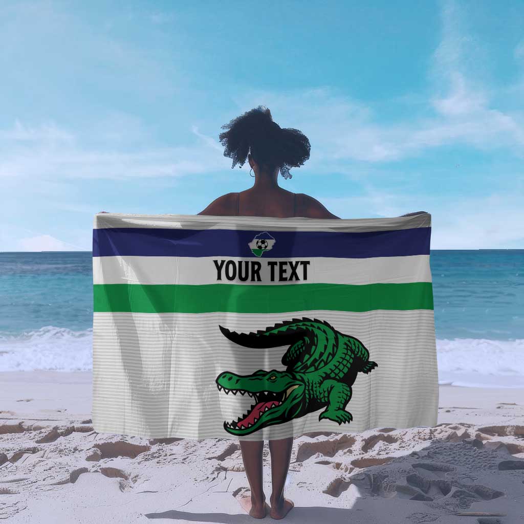 Custom Lesotho Football Sarong Go Likuena Go