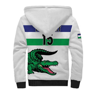 Custom Lesotho Football Sherpa Hoodie Go Likuena Go
