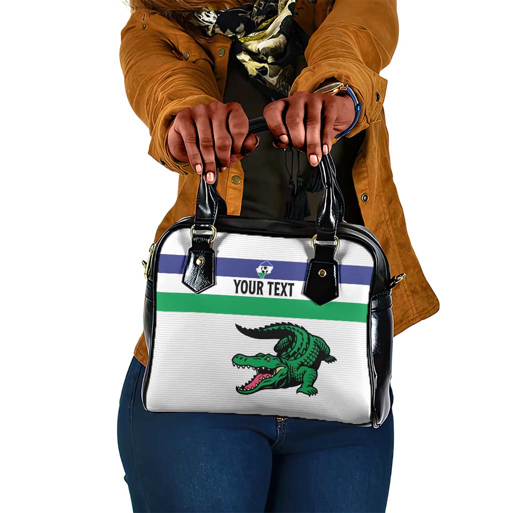 Custom Lesotho Football Shoulder Handbag Go Likuena Go