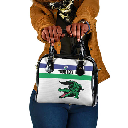Custom Lesotho Football Shoulder Handbag Go Likuena Go