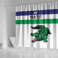 Custom Lesotho Football Shower Curtain Go Likuena Go