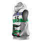 Custom Lesotho Football Sleeveless Hoodie Go Likuena Go - African Pride