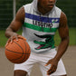 Custom Lesotho Football Sleeveless Hoodie Go Likuena Go - African Pride