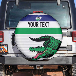 Custom Lesotho Football Spare Tire Cover Go Likuena Go