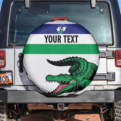 Custom Lesotho Football Spare Tire Cover Go Likuena Go