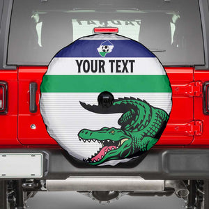 Custom Lesotho Football Spare Tire Cover Go Likuena Go