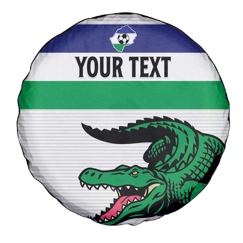 Custom Lesotho Football Spare Tire Cover Go Likuena Go