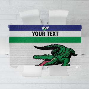 Custom Lesotho Football Tablecloth Go Likuena Go