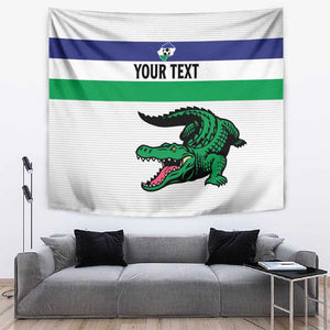 Custom Lesotho Football Tapestry Go Likuena Go